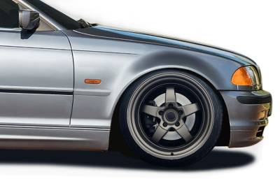 Duraflex - BMW 3 Series 4DR Alpine Speed Duraflex Body Kit- 30MM Front Fenders 119922