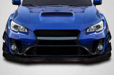 Carbon Creations - Subaru WRX VRS Carbon Fiber Wide Front Bumper Lip Body Kit 116959