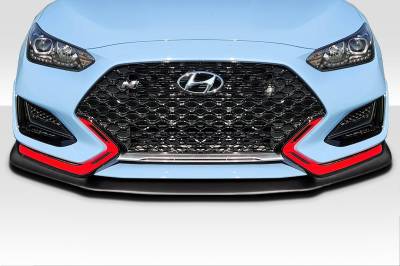 Duraflex - Hyundai Veloster Aerotune Duraflex Front Bumper Lip Body Kit 118133