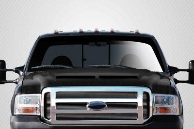 Carbon Creations - Ford Superduty Carbon Creations CV-X Hood - 1 Piece - 112328