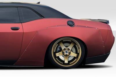 Duraflex - Dodge Challenger Circuit Duraflex Rear Fender Flares!!! 113900