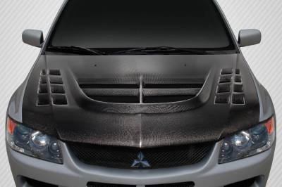 Carbon Creations - Mitsubishi Evolution VT-X Carbon Fiber Creations Body Kit- Hood 114016