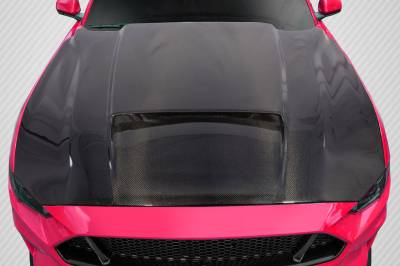 Carbon Creations - Ford Mustang CVX Carbon Fiber Body Kit- Hood 115010