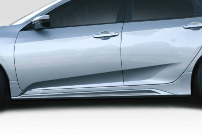 Duraflex - Honda Civic 4DR Type M Duraflex Side Skirts Body Kit 116066