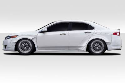 Duraflex - Acura TSX Khan Duraflex 10pcs Full Body Fender Flare Kit 118339