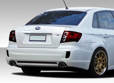 Duraflex - Subaru Impreza Duraflex STI Look Rear Bumper Cover - 1 Piece - 108759