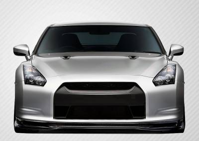 Carbon Creations - Nissan GT-R Carbon Creations Eros Version 5 Front Lip Under Spoiler Air Dam - 1 Piece - 109067