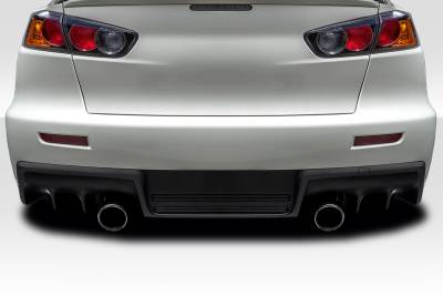 Duraflex - Mitsubishi Lancer Evo X V2 Duraflex Rear Body Kit Bumper 109321