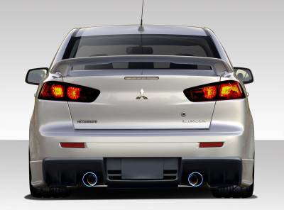 Duraflex - Mitsubishi Lancer Duraflex Evo X V3 Rear Bumper Cover - 1 Piece - 109415