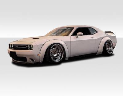 Duraflex - Dodge Challenger Duraflex Novara Wide Body Kit - 4 Piece - 112481