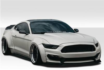 Duraflex - Ford Mustang Duraflex Grid Wide Body Kit - 8 Piece - 112589