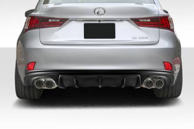 Duraflex - Lexus IS AM Design Duraflex Rear Bumper Lip Body Kit 112769