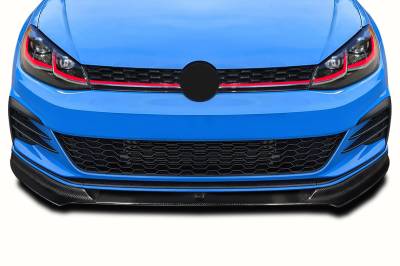 Carbon Creations - Volkswagen Golf Circuit Carbon Fiber  Front Bumper Lip Body Kit 118464