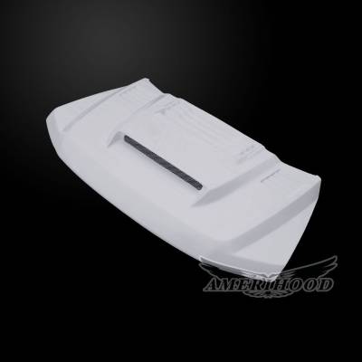 AmeriHood Fiberglass - Ford F-350 RIP AmeriHood Body Kit- Ram Air Hood F3517AHRIPFHW