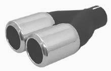 Volkswagen Golf Remus Dual Exhaust Tips - Round - 0000 78