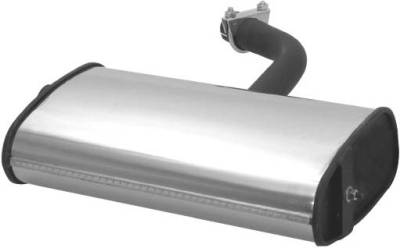 Volkswagen Golf Remus PowerSound Main Silencer - Left with Valve Control - 954003 099