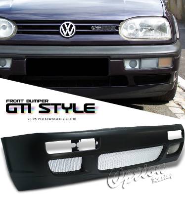 Volkswagen Golf Option Racing Front Bumper - 29-45114