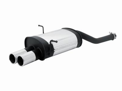 BMW 3 Series Remus Rear Silencer with Dual Exhaust Tips - Round - 085002 0504