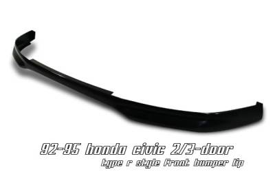 Honda Civic Option Racing Bumper Lip - Type-R Style - 38-20112