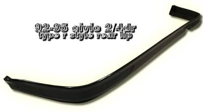 Honda Civic Option Racing Bumper Lip - Type-R Style - 38-20113