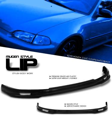 Honda Civic Option Racing Bumper Lip - Mugen Style - 38-20119