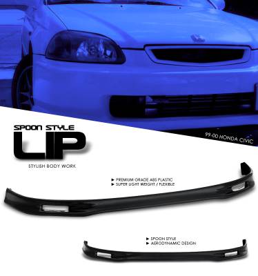 Honda Civic Option Racing Bumper Lip - Spoon Style - 38-20122