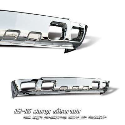 Chevrolet Silverado Option Racing Lower Bumper Cover - 65-15122