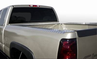 Dodge Ram ICI Treadbrite Form Fit Bed Rail Caps with Holes - 98045SH