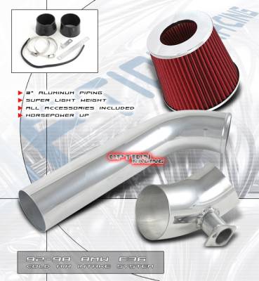 BMW 3 Series Option Racing Cold Air Intake Pipe - Polish - 35-12116