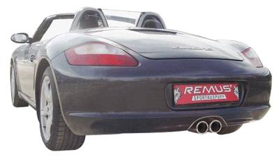 Porsche Boxster Remus Racing Rear Silencer System - 686006 1705