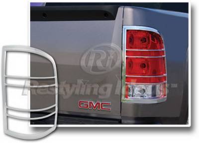 GMC Sierra Restyling Ideas Taillight Bezel - Chrome - 26867