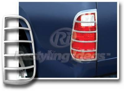 Ford F250 Restyling Ideas Taillight Bezel - Chrome - 26872