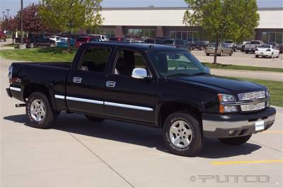 Chevrolet Silverado Putco Body Side Molding - Billet Aluminum - 96608