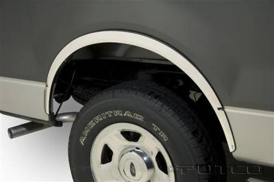 Ford F150 Putco Stainless Steel Fender Trim - Full - 97219