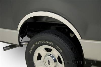 Ford F150 Putco Stainless Steel Fender Trim - Half - 97220