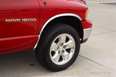 Dodge Ram Putco Stainless Steel Fender Trim - Full - 97301