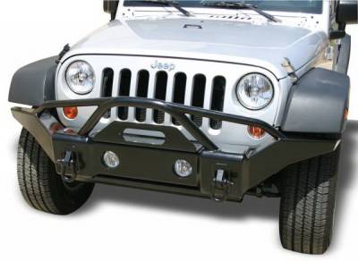 Jeep Wrangler Rampage Recovery Bumper - Front with Stinger - 86510