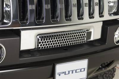 Hummer H2 Putco Chrome Bumper Vent Strip - 404202