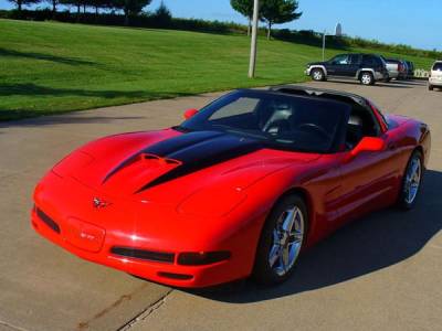 Chevrolet Corvette RKSport Ram Air Hood with Carbon Fiber Blister - 04011009