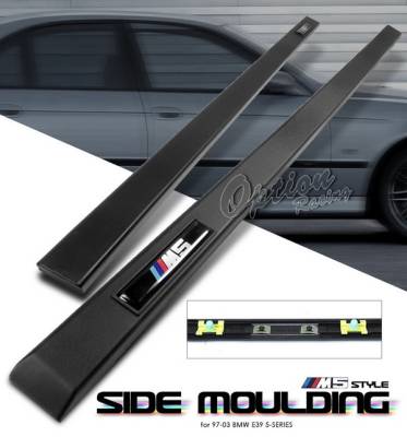 BMW 5 Series Option Racing Bumper Cover - M5 Look - Side Molding - 29-12117