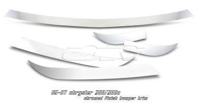 Chrysler 300 Option Racing Bumper Trim - 73-16108