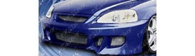 Honda Civic Pure Racer Style Front Bumper - HT218P