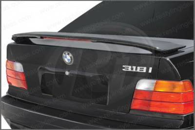 BMW 3 Series Restyling Ideas Factory Style Spoiler with LED - 01-BM3S92FL