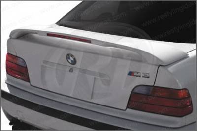 BMW 3 Series 2DR Restyling Ideas Factory Style Spoiler with LED - 01-BMM392FL