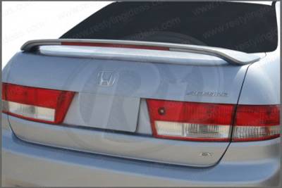 Honda Accord 4DR Restyling Ideas Factory Style Spoiler with LED - 01-HOAC03F4L