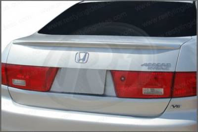 Honda Accord 4DR Restyling Ideas Factory Lip Style Spoiler - 01-HOAC03F4LM