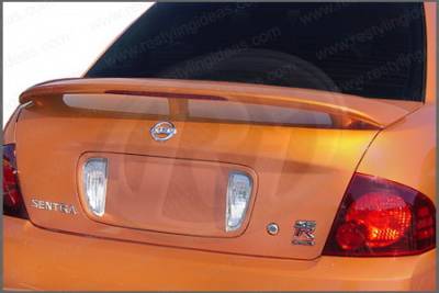 Nissan Sentra Restyling Ideas Factory 3-Post Style Spoiler with LED - 01-NISE00FL