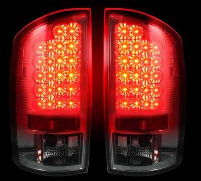 Recon LED Taillights with Dark Smoked Lens - 264171BK