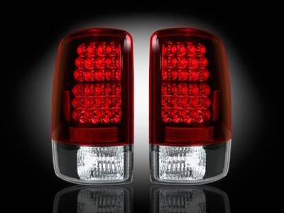 Chevrolet Suburban Recon LED Taillights - Red lens - 264177RD