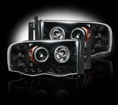 Dodge Ram Recon Projector Headlights - 264191BK